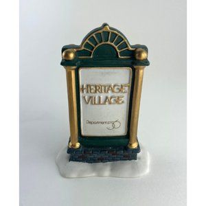 Christmas - DEPT. 56 - HERITAGE VILLIAGE COLLECTION SIGN - Original Box